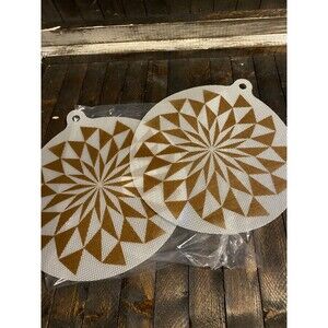 2 Pcs Induction Cooktop Protector Mat Magnetic Induction Stove Protector 9.5"